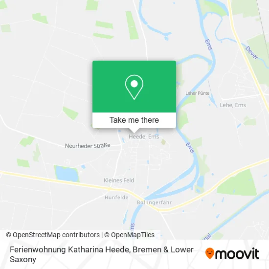 Карта Ferienwohnung Katharina Heede