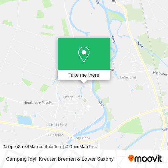 Camping Idyll Kreuter map