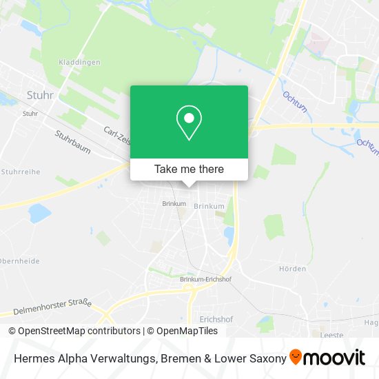 Hermes Alpha Verwaltungs map