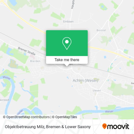 Objektbetreuung Milz map