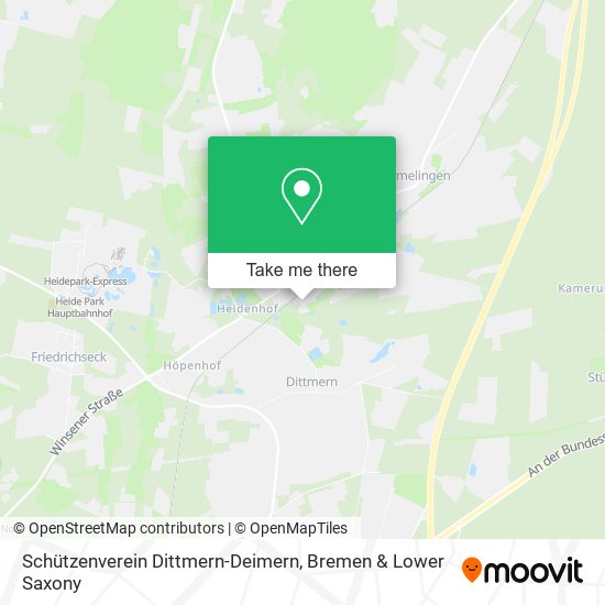 Schützenverein Dittmern-Deimern map
