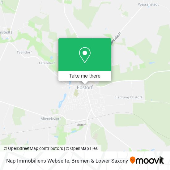 Nap Immobiliens Webseite map