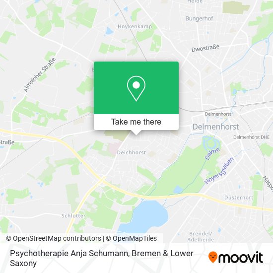 Psychotherapie Anja Schumann map