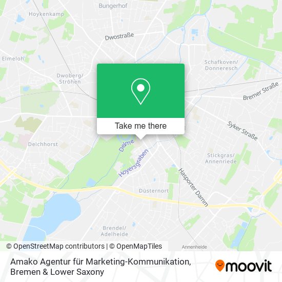 Amako Agentur für Marketing-Kommunikation map