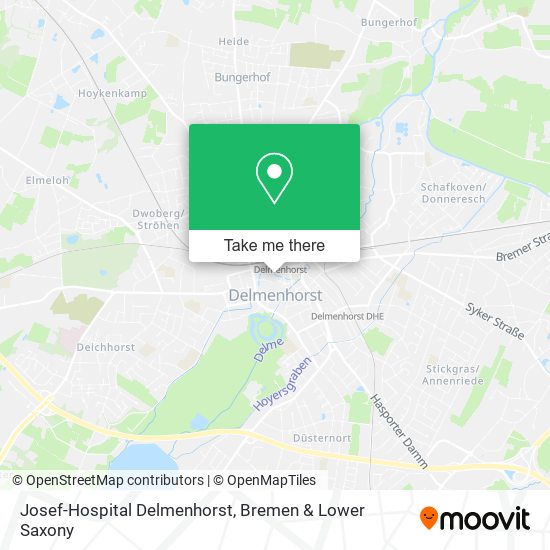 Карта Josef-Hospital Delmenhorst