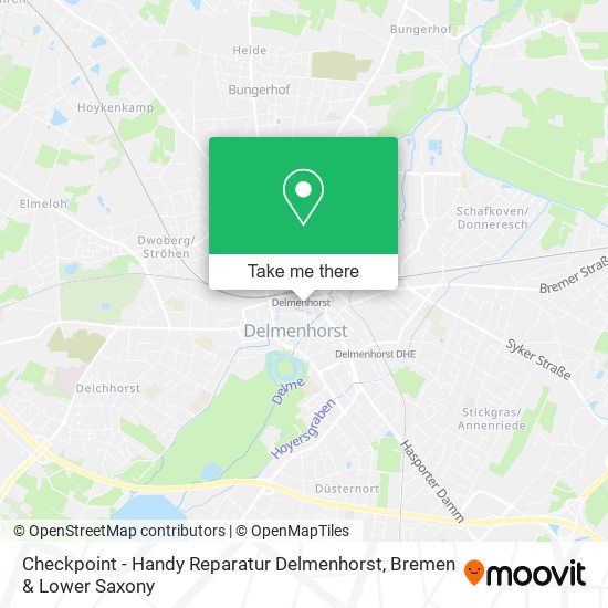 Checkpoint - Handy Reparatur Delmenhorst map