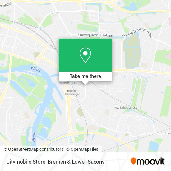 Citymobile Store map