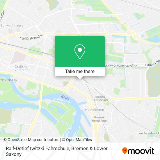 Ralf-Detlef Iwitzki Fahrschule map