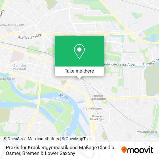 Praxis für Krankengymnastik und Maßage Claudia Osmer map