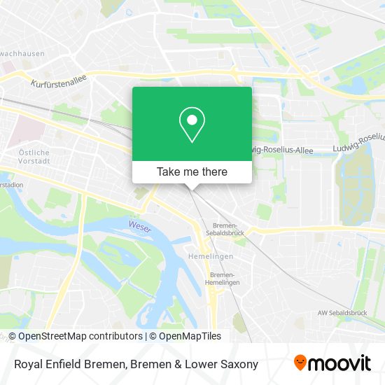 Royal Enfield Bremen map