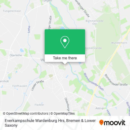 Карта Everkampschule Wardenburg Hrs