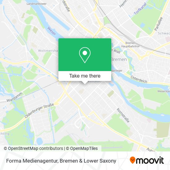 Forma Medienagentur map