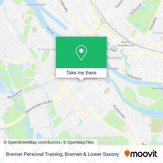 Bremer Personal Training map