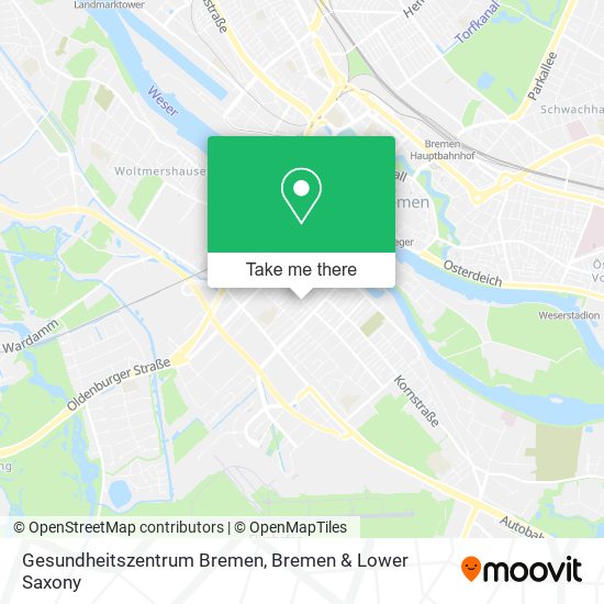 Gesundheitszentrum Bremen map