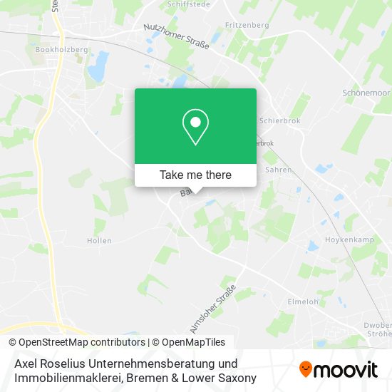 Axel Roselius Unternehmensberatung und Immobilienmaklerei map