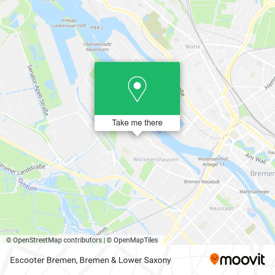 Escooter Bremen map