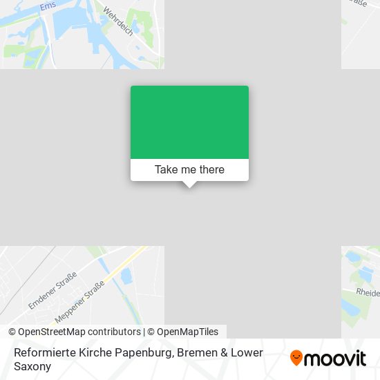 Reformierte Kirche Papenburg map