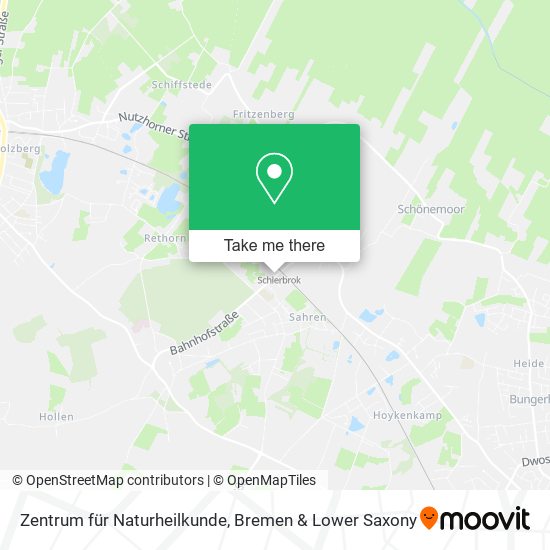 Карта Zentrum für Naturheilkunde