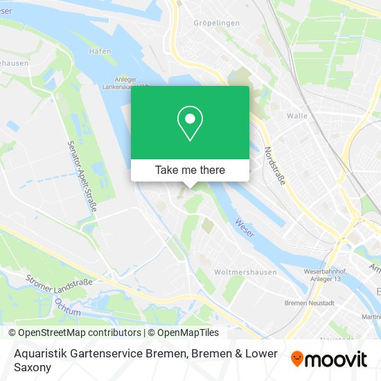 Карта Aquaristik Gartenservice Bremen