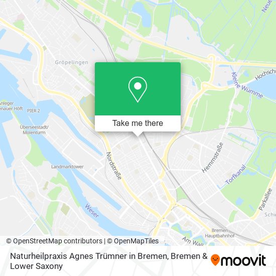 Naturheilpraxis Agnes Trümner in Bremen map