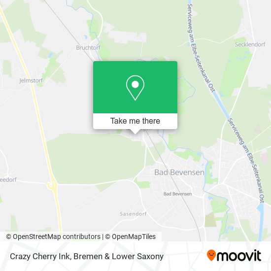 Crazy Cherry Ink map
