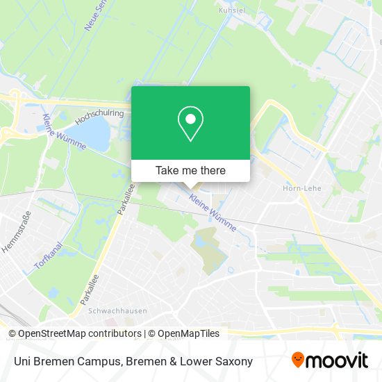 Uni Bremen Campus map