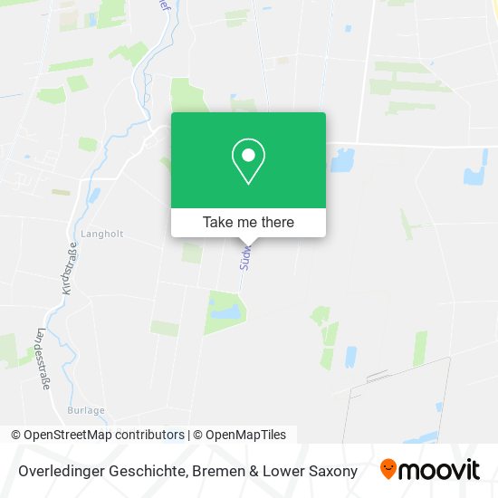 Overledinger Geschichte map
