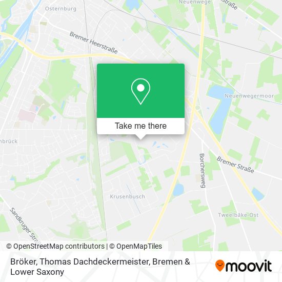 Bröker, Thomas Dachdeckermeister map