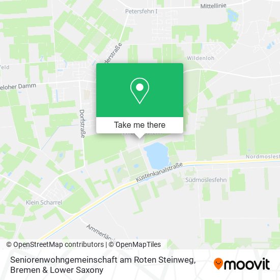 Seniorenwohngemeinschaft am Roten Steinweg map