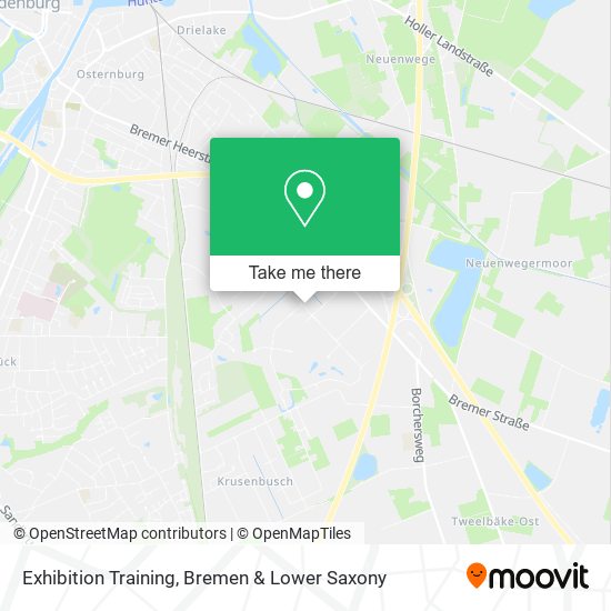 Exhibition Training map