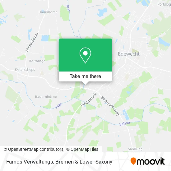 Famos Verwaltungs map