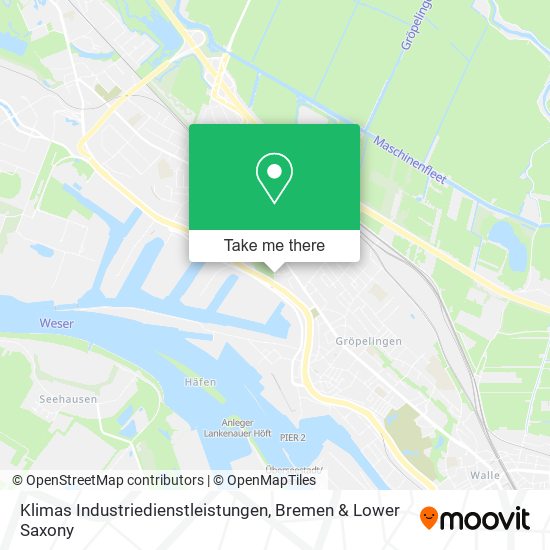 Klimas Industriedienstleistungen map