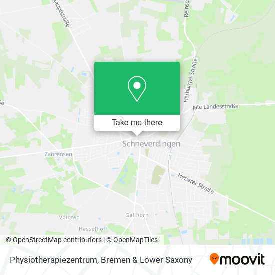 Physiotherapiezentrum map