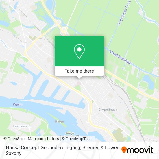 Hansa Concept Gebäudereinigung map