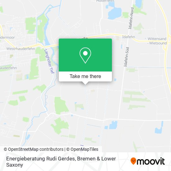 Energieberatung Rudi Gerdes map