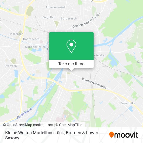 Kleine Welten Modellbau Lück map