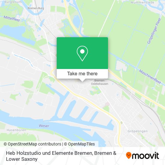 Heb Holzstudio und Elemente Bremen map