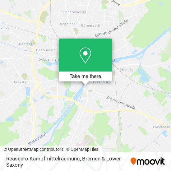 Reaseuro Kampfmittelräumung map