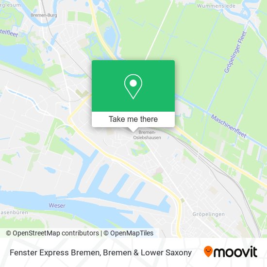 Fenster Express Bremen map