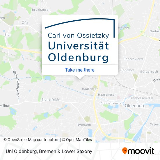 Uni Oldenburg map