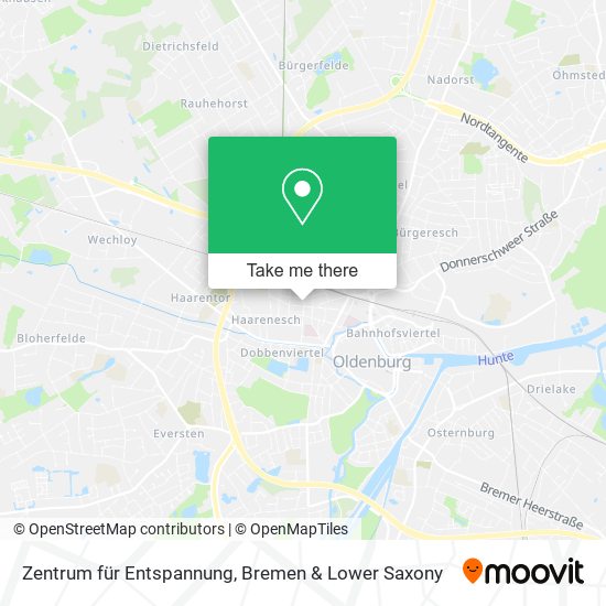 Zentrum für Entspannung map