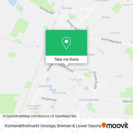 Küchenabholmarkt Umzüge map