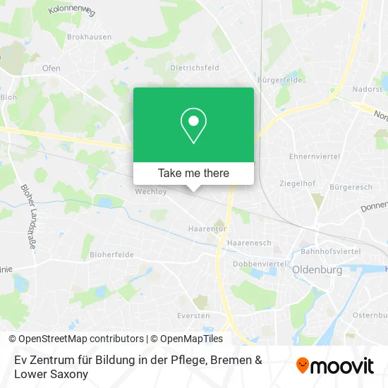 Карта Ev Zentrum für Bildung in der Pflege