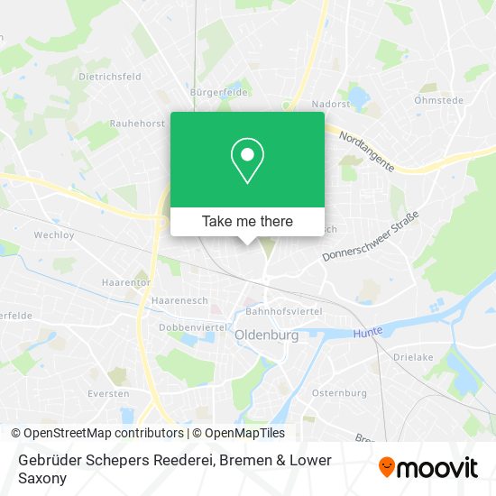 Gebrüder Schepers Reederei map