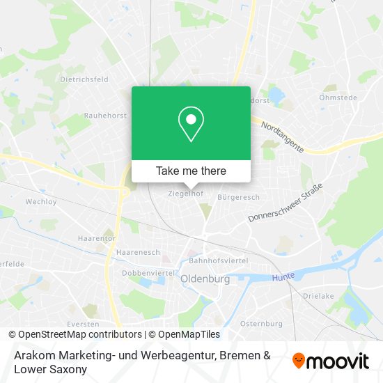 Arakom Marketing- und Werbeagentur map