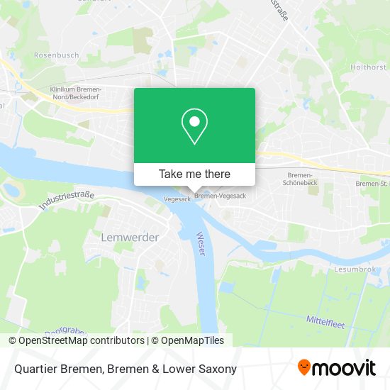 Quartier Bremen map