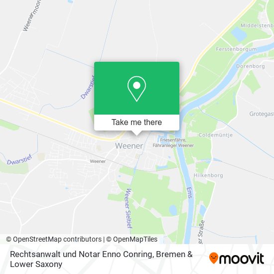 Rechtsanwalt und Notar Enno Conring map