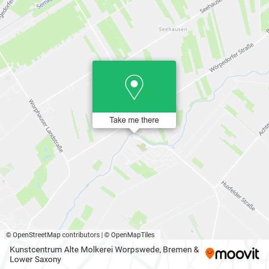 Kunstcentrum Alte Molkerei Worpswede map