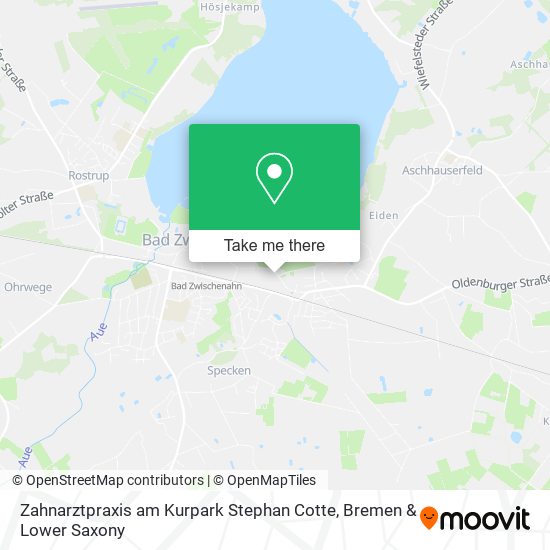 Карта Zahnarztpraxis am Kurpark Stephan Cotte