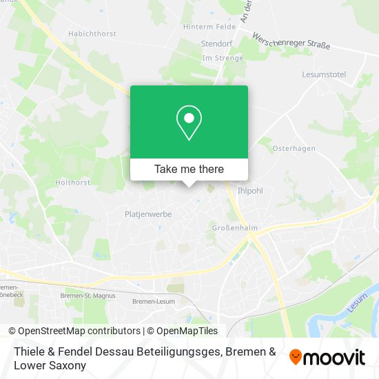 Thiele & Fendel Dessau Beteiligungsges map